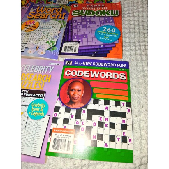 Assorted Puzzle Books & Adult Coloring Set - Picture 3 of 7